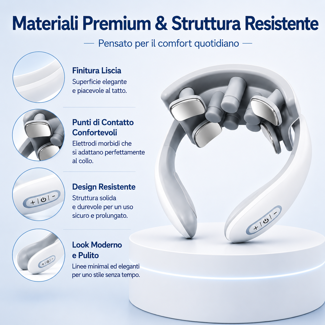 Alvera™ Massaggiatore Cervicale Smart - Il Tuo Momento di Relax in 60 Secondi