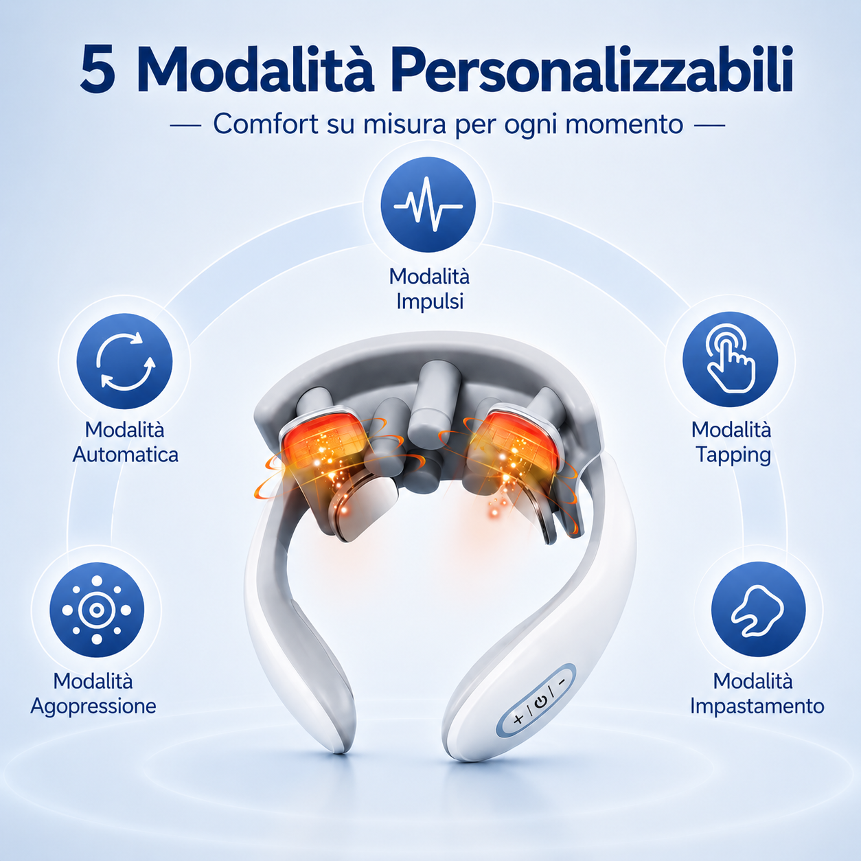 Alvera™ Massaggiatore Cervicale Smart - Il Tuo Momento di Relax in 60 Secondi